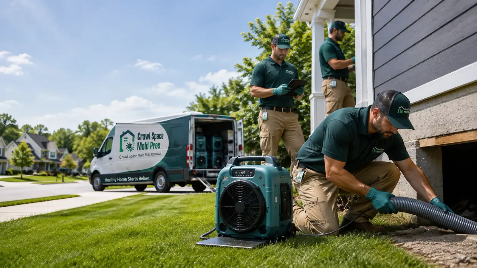 Crawl Space Mold Removal in Peterson, MN